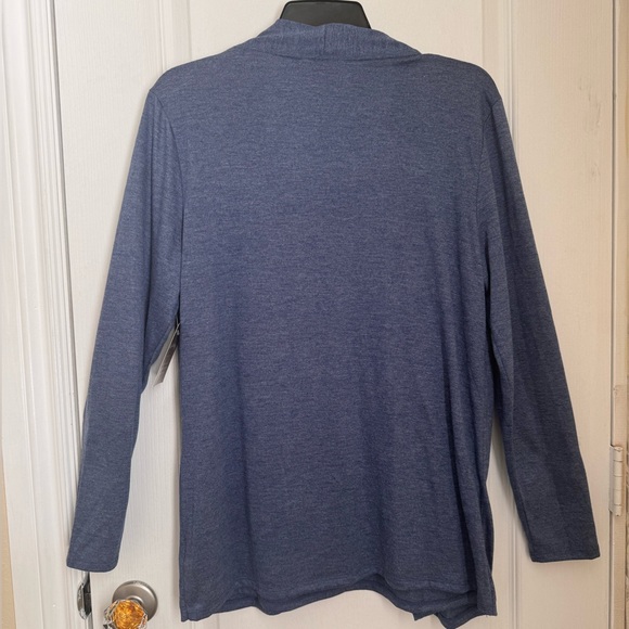 2 in 1 TOP & CARDIGAN. WHITE STAG LONG SLEEVE FLYAWAY TOP/TUNIC. EMBELLISHED NWT - Picture 5 of 15